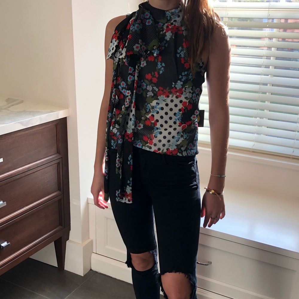 Floral tank tops